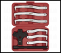 Sealey VS83 Fast Action Reversible Twin/Triple Leg Puller Set 150 & 220mm 8pc