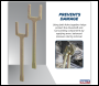 Sealey VS962 Driveshaft Extractor Fork Set 2pc