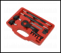 Sealey VSE2511A Petrol Engine Timing Tool Kit - for Alfa Romeo, Fiat, Lancia 1.2, 1.4 16v, 1.4 T-Jet - Belt Drive