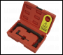 Sealey VSE5092 Petrol Engine Timing Tool Kit for PSA, GM & Toyota 1.0 VTi, 1.2 VTi - Belt Drive