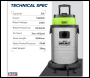Sealey VSWB30 Walnut Blaster 30L Capacity