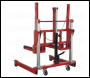 Sealey W508T Wheel Removal Trolley with Adjustable Width 500kg