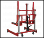 Sealey W508T Wheel Removal Trolley with Adjustable Width 500kg Capacity