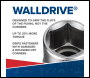 Sealey SP3817D Premier Fully Polished Deep Socket 3/8 inch Sq Drive 17mm