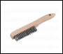 Sealey WB02 Engineer’s Wire Brush with Steel Fill 260mm
