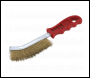 Sealey WB05/R Wire Brush Brassed Steel Plastic Handle