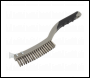 Sealey WB105 Wire Brush with Stainless Steel Fill & Scraper