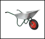 Sealey WB65 Wheelbarrow 65L Galvanized