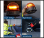 Sealey WB954LED Warning Beacon with Magnetic Base 20W SMD LED 12/24V