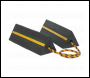 Sealey WC11 Heavy-Duty Rubber Wheel Chocks - Pair