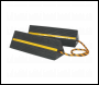 Sealey WC11 Heavy-Duty Rubber Wheel Chocks - Pair