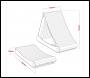 Sealey WCF01 Folding Wheel Chocks - Pair