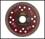 Sealey WDTA115 Worksafe® Turbo Allmat Diamond Blade 115 x 22mm