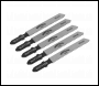 Sealey WJT118B Jigsaw Blade Metal 55mm 12tpi - Pack of 5