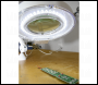 Sealey WL483D Bench Mounting Magnifying Worklight 48 SMD LED 230V