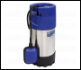 Sealey WPS92A Submersible Stainless Water Pump Automatic 92L/min 40m Head 230V