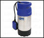 Sealey WPS92A Submersible Stainless Water Pump Automatic 92L/min 40m Head 230V