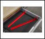 Sealey WR02 Premier Magnetic Sharks Teeth Spanner Rack 2pc