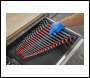Sealey WR02 Premier Magnetic Sharks Teeth Spanner Rack 2pc