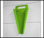 Sealey WR08HV Premier Spanner Rack Capacity 15 Spanners - Hi-Vis Green