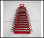 Sealey WR09 Premier Reverse Spanner Rack Capacity 15 Spanners