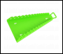 Sealey WR09HV Reverse Spanner Rack Capacity 15 Spanners Hi-Vis Green