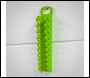 Sealey WR10HV Premier Spanner Rack Capacity 10 Stubby Spanners - Hi-Vis Green