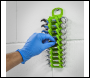 Sealey WR10HV Premier Spanner Rack Capacity 10 Stubby Spanners - Hi-Vis Green