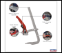 Sealey WRC300 Welding Ratchet Clamp 300 x 120mm