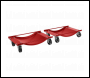 Sealey WS454 Wheel Dolly Set 454kg Capacity