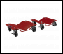 Sealey WS681 Wheel Dolly Set 680kg Capacity