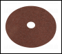 Sealey WSD424 Worksafe® 100mm Fibre Backed Sanding Disc 24Grit - Pack of 25
