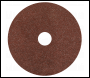 Sealey WSD524 Worksafe® 125mm Fibre Backed Sanding Disc 24Grit - Pack of 25