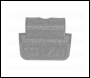 Sealey WWAH10 Hammer-On Wheel Weight for Alloy Wheels 10g - Pack of 100