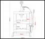 Sealey YK10B Hydraulic Bench Type Press 10 Tonne