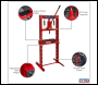 Sealey YK10ECF Hydraulic Floor Type Press 10 Tonne
