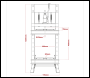 Sealey YK10ECF Hydraulic Floor Type Press 10 Tonne