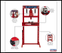 Sealey YK20ECF Hydraulic Floor Type Press 20 Tonne