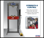 Sealey YK309FAH Premier Heavy-Duty Air/Hydraulic Floor Type Press with Foot Pedal 30 Tonne
