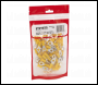 Sealey YT19 Easy-Entry Ring Terminal 6.4mm (1/4 inch ), Yellow - Pack of 100
