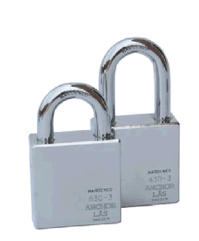 Anchor Las Grade 4, 60mm x 28mm Shackle Hardened Steel Padlock (800-3 B28)