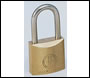 30mm Long Shackle Quality Brass Padlock