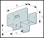 Simpsons Strong-Tie Post Cap & EPC End Post Cap - EPC-PC