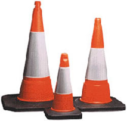 Highwayman Two Part Road Cone - 1 Metre