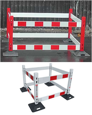 Watchman Chapter 8 Barrier System 1.25 Metre or 2.0 Metre - COMPLETE SYSTEM INCLUDING New Watchman MKII PE Yellow Planks