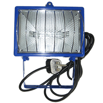 Enclosed Head 500 Watt Floodlight (240 Volt Only)