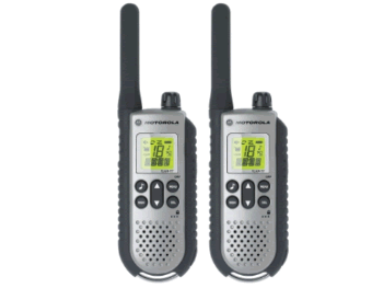 Motorola TLKRT7 Two Way Radio With Vibrate Alert (Twinpack)