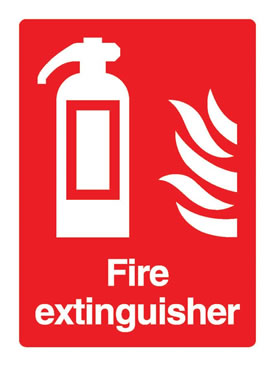 Fire Extinguisher Sign