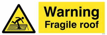 Warning Fragile Roof