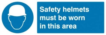 Safety Helmets Sign